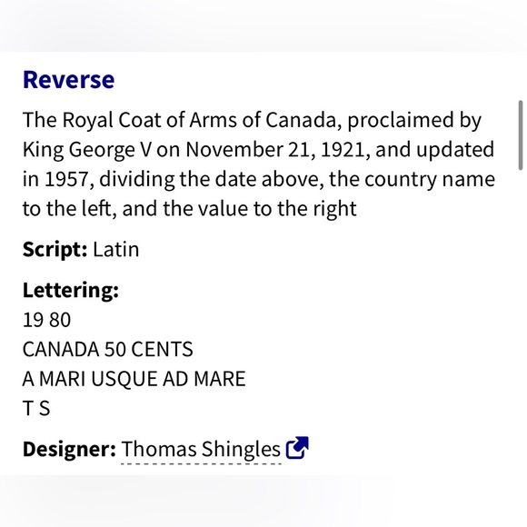 🎈$5 add on - CANADA 50 CENTS - Elizabeth II - Picture 5 of 10